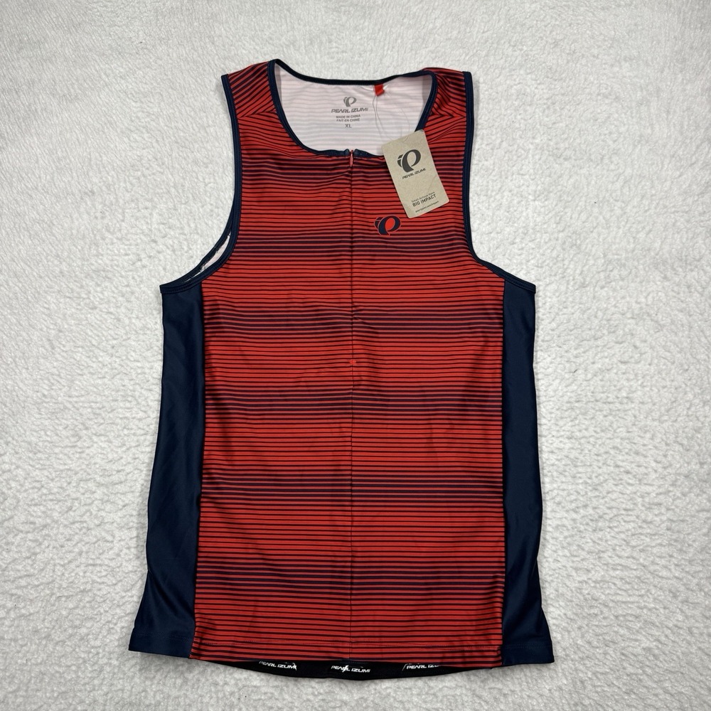 Pearl Izumi Elite Pursuit Sleeveless Jersey Cycling Running Vest Red Men's XL